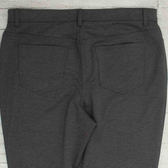 Chico's So Slimming Gray Ponte Straight Leg Pants size 10 - Picture 5 of 7
